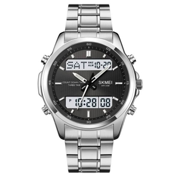 SKMEI 2049 Multifunctional Waterproof Watch   Silver/Gold/Black 45MM | 127g